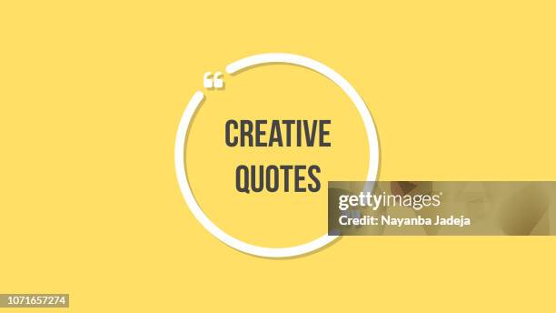 quotation with text box for daily quotes - boxseat stock illustrations
