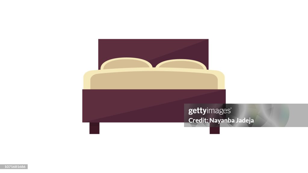 Double bed icon