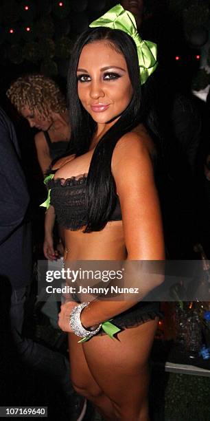 Adult Film Star Audrey Bitoni attends the The Lingerie Party hosted by adult entertainment stars at Greenhouse on May 20, 2010 in New York City.