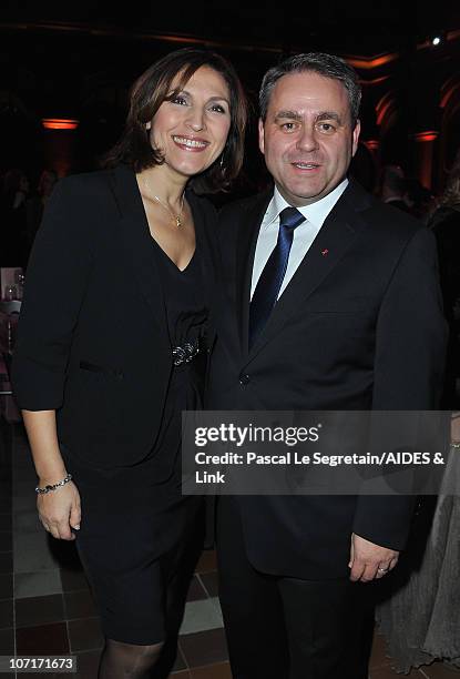 Secretary of State to the Minister of Labour, Employment and Health, responsible for health, Nora Berra and French Labour Minister Xavier Bertrand...