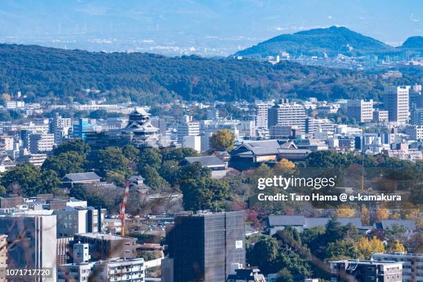 kumamoto castle and kumamoto city in japan - kumamoto prefecture stock pictures, royalty-free photos & images