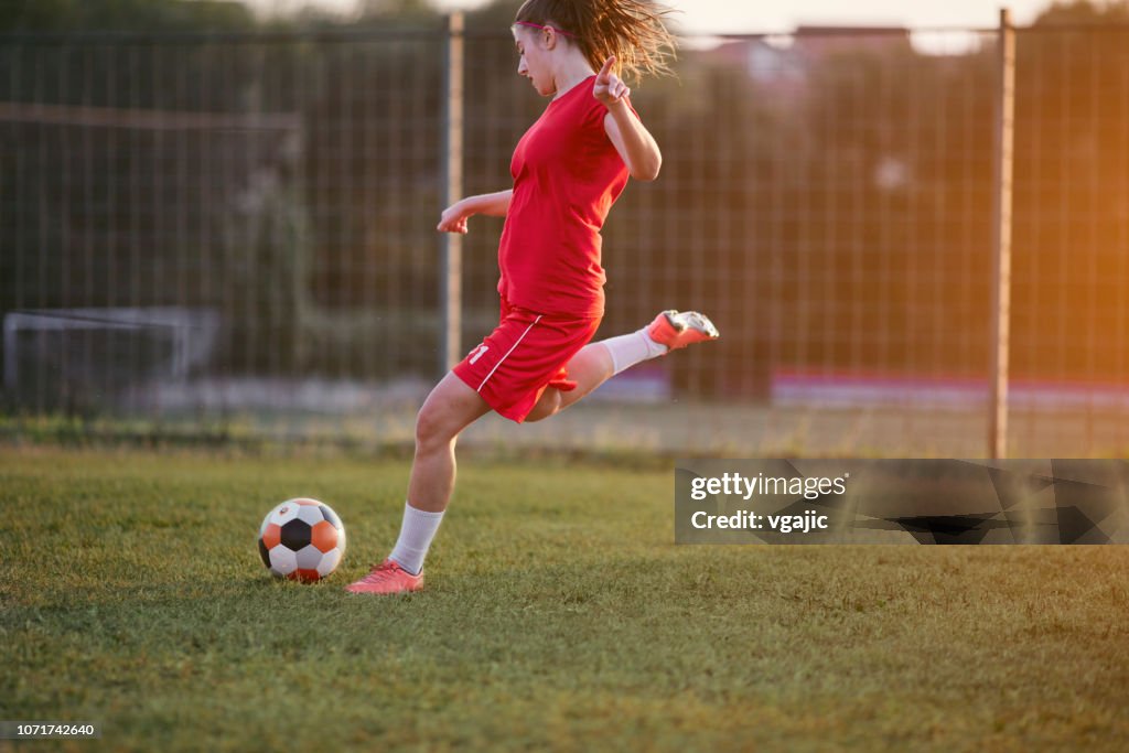 Female Soccer Player