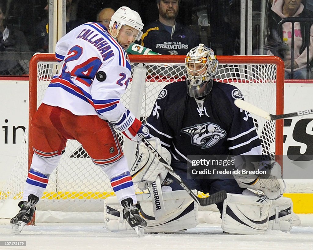 New York Rangers v Nashville Predators