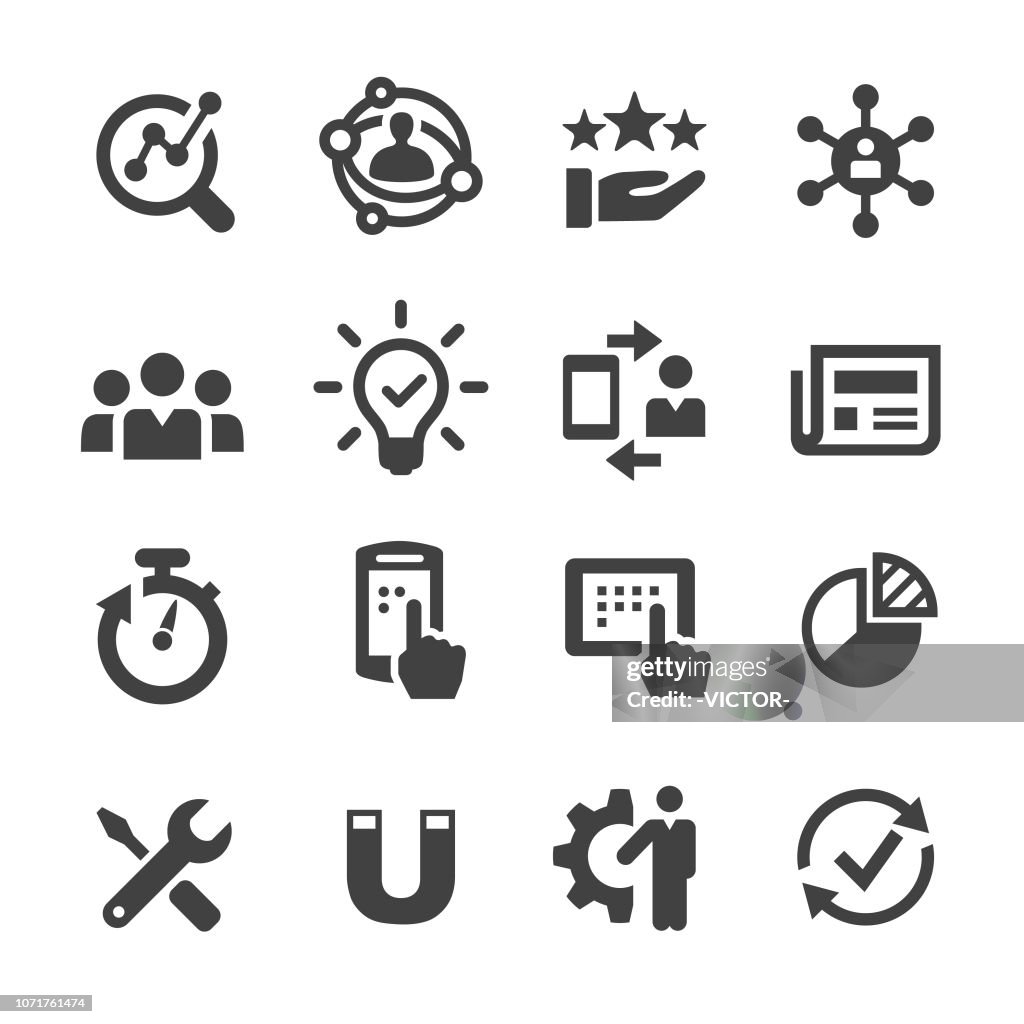 Icono de la experiencia de usuario - serie Acme