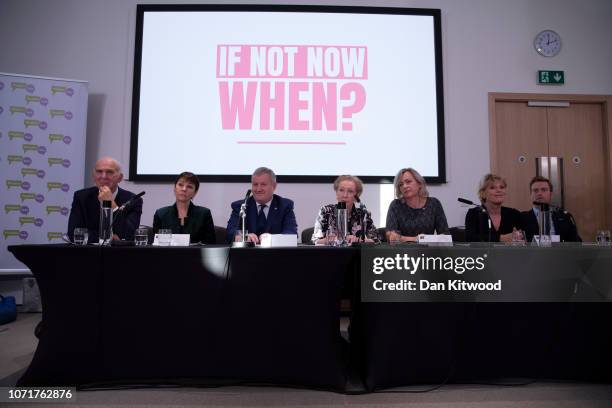 Liberal Democrat leader Vince Cable, Green party MP Caroline Lucas, Scottish National Party MP, Ian Blackford, opposition Labour party MP Margaret...