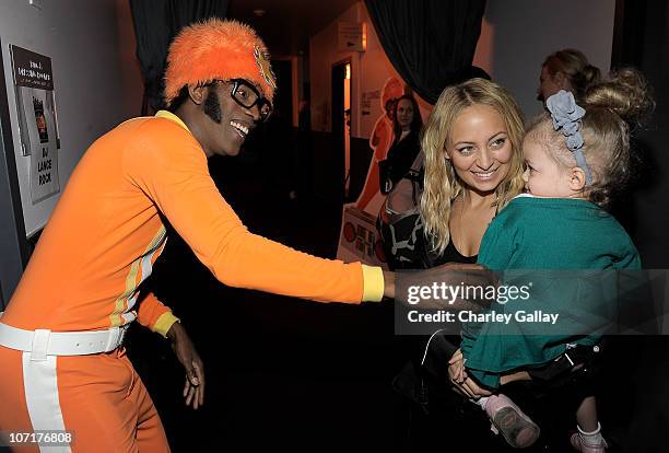 Nicole Richie and daughter Harlow Madden meet DJ Lance Rock backstage at YO GABBA GABBA! @ KIA PRESENTS YO GABBA GABBA! LIVE! THERE'S A PARTY IN MY...