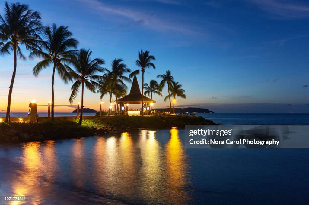 Beach Sunset in Sabah Malaysia