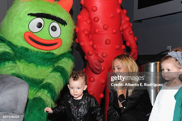 Personality Nicole Richie , son Sparrow Madden and daughter Harlow Madden attend Yo Gabba Gabba! Live! There's A Party In My City at Nokia L.A. Live...