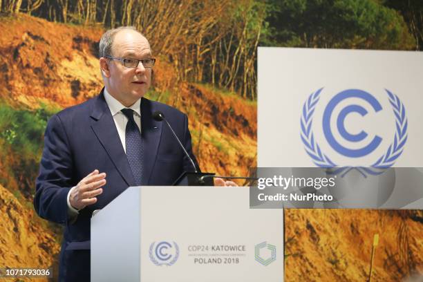 Albert II Grimaldi, Prince of Monaco during COP 24, the 24th Conference of the Parties to the United Nations Framework Convention on Climate Change,...