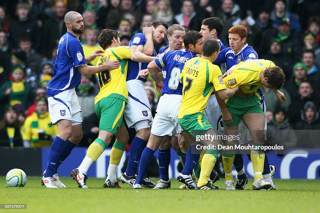 Norwich City v Ipswich Town - npower Championship