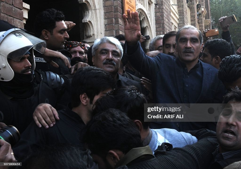 Pakistan Rafeeq Pakistani opposition leader Khawaja Saad Rafique addresses the... News ...