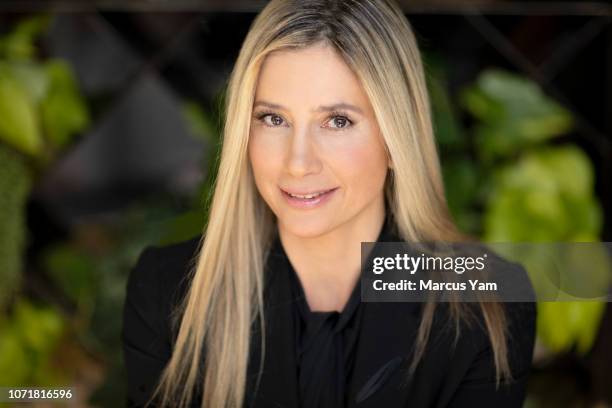 Actress Mira Sorvino is photographed for Los Angeles Times on November 1, 2018 in Los Angeles California. PUBLISHED IMAGE. CREDIT MUST READ: Marcus...