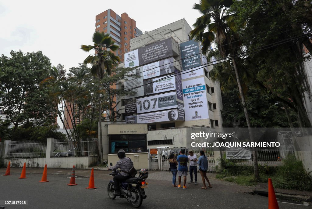 COLOMBIA-DRUGS-ESCOBAR-MONACO-BUILDING