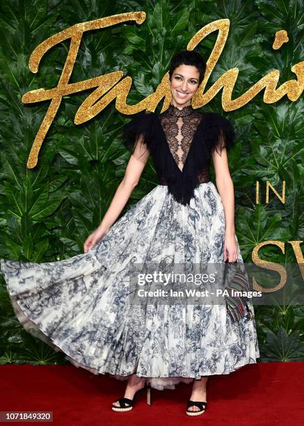 Yasmin Sewell attending the Fashion Awards in association with Swarovski held at the Royal Albert Hall, Kensington Gore, London.