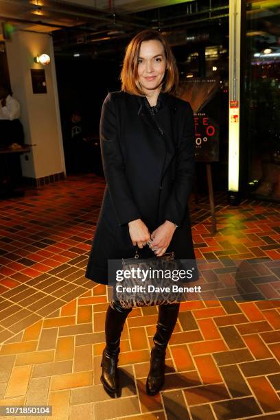 Victoria Pendleton attends the National Geographic Documentary Films London Premiere of Free Solo Party at BFI Southbank on December 11, 2018 in...