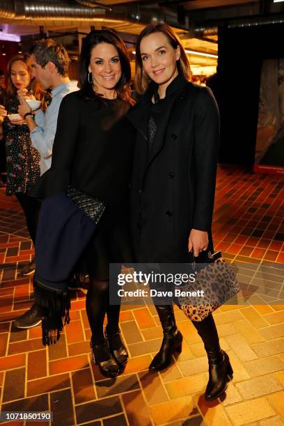 Courteney Monroe and Victoria Pendleton attend the National Geographic Documentary Films London Premiere of Free Solo Party at BFI Southbank on...