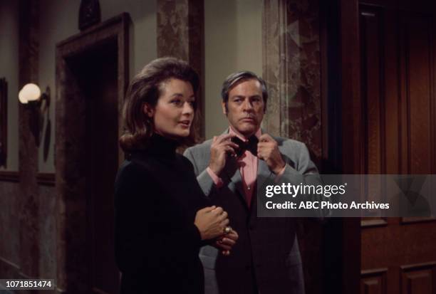 Diana Muldaur, Kevin McCarthy appearing in the Disney General Entertainment Content via Getty Images series 'The Survivors'.