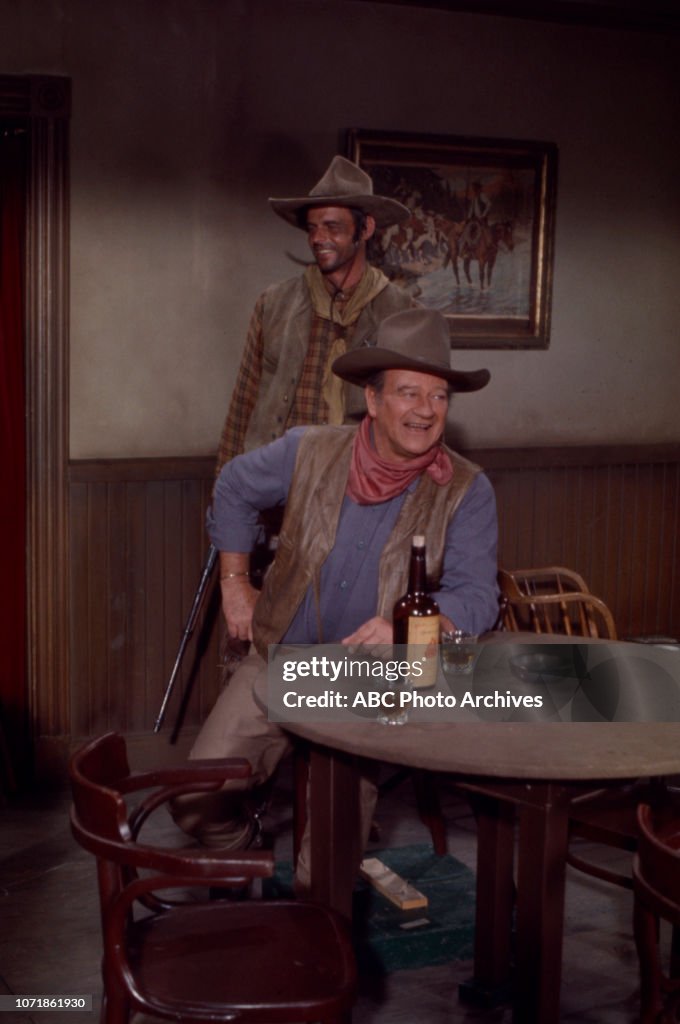 George Plimpton, John Wayne, behind the scenes of the making of 'Rio ...