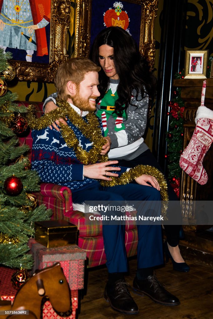 Madame Tussauds Presents Live-Figures Of The Duke & Dutchess Of Sussex In Berlin