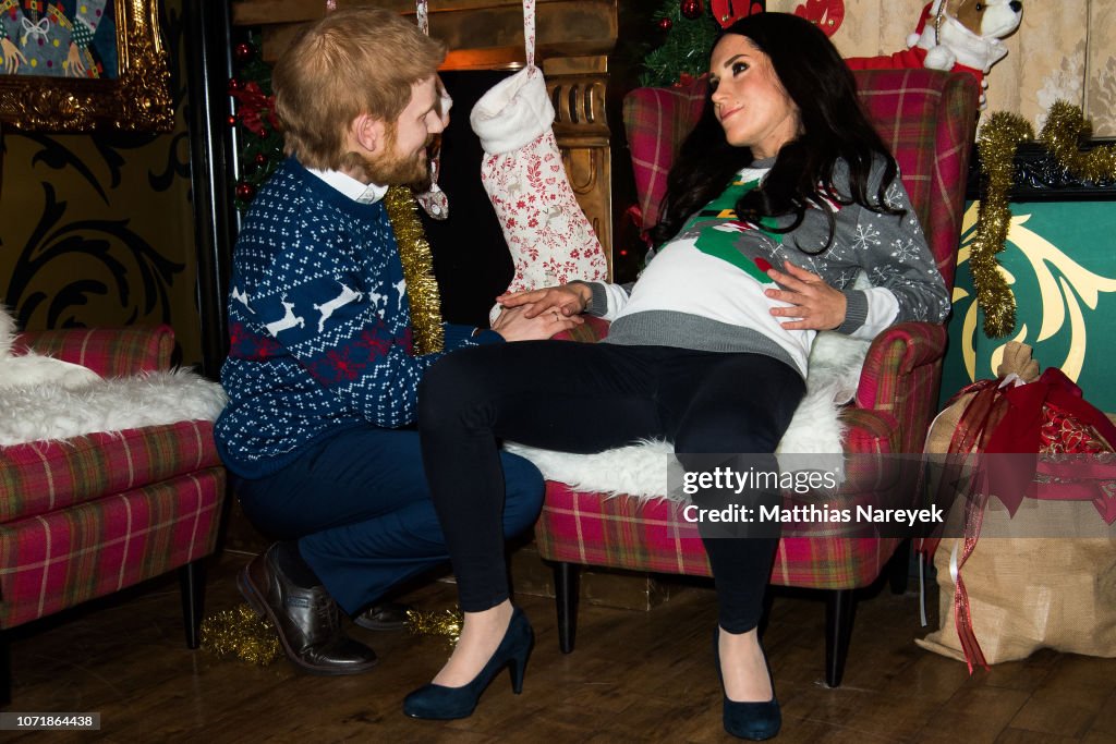 Madame Tussauds Presents Live-Figures Of The Duke & Dutchess Of Sussex In Berlin