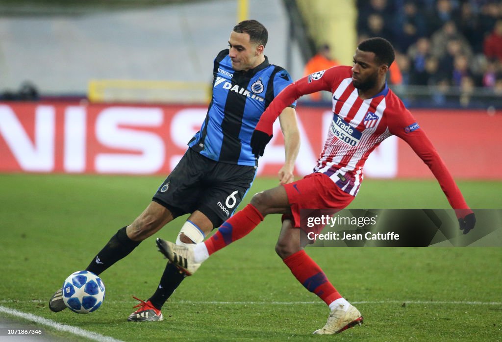 Club Brugge v Club Atletico de Madrid - UEFA Champions League Group A