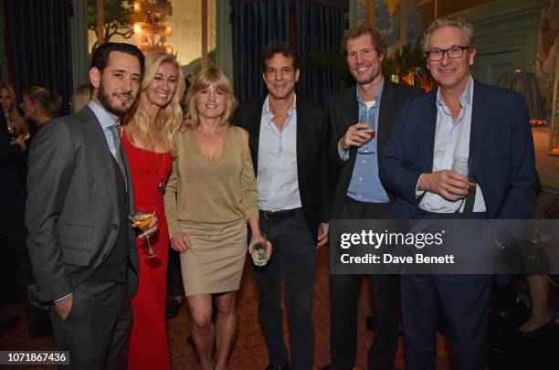 Ryan Prince, Jenny Halpern Prince, Rachel Johnson, Brent Hoberman, Hugh Fitzwilliam Lay and John Witherow join Hornby and Halpern Prince at their...