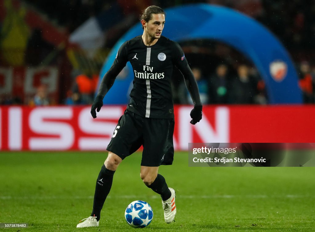 Red Star Belgrade v Paris Saint-Germain - UEFA Champions League Group C