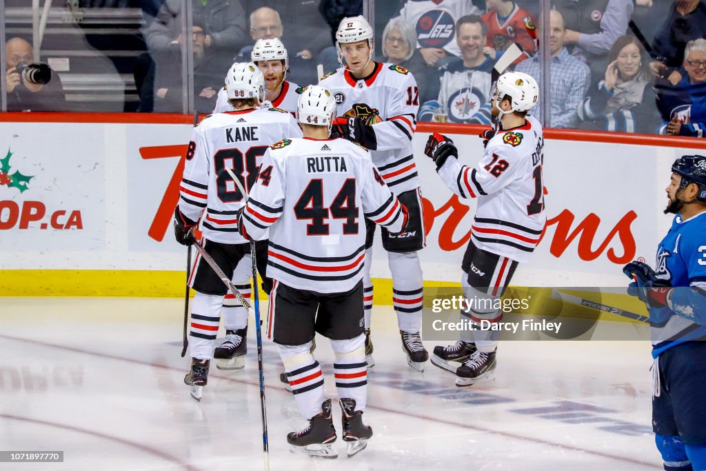 Chicago Blackhawks v Winnipeg Jets