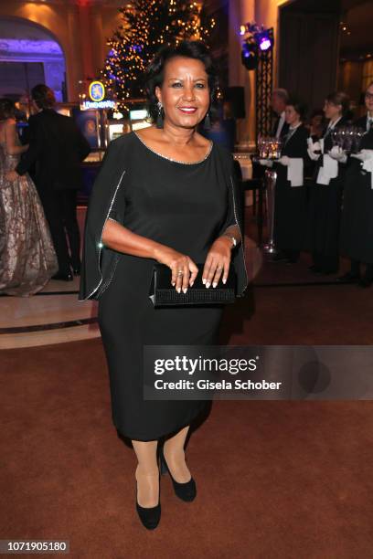 Almaz Boehm, widow of Karlheinz Boehm during the Audi Generation Award 2018 at Hotel Bayerischer Hof on December 11, 2018 in Munich, Germany.