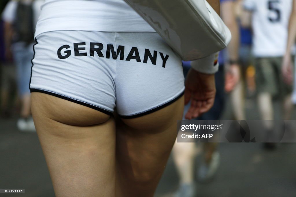 A fan of the German national football te