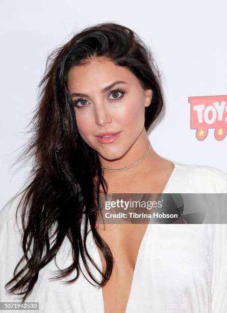 Cassie Scerbo attends the 6th annual Winter Wonderland Toys for Tots Party hosted by Katie Welch and Jordan Kuker on December 11, 2018 in Los...