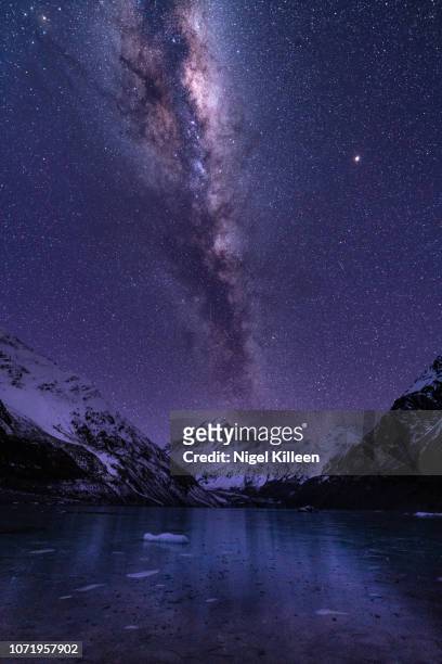 mt cook, new zealand - mount cook stock pictures, royalty-free photos & images
