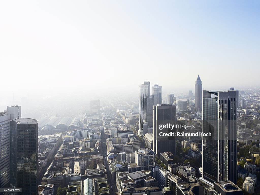Elevated view of Frankfurt