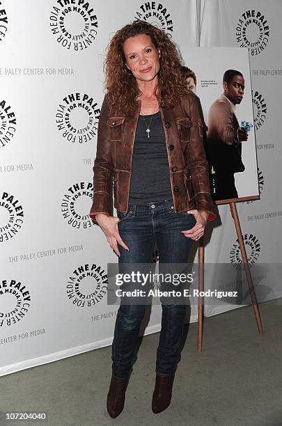 Actress Robin Lively arrives to The Paley Center For Media's presentation of a "Psych" And "Twin Peaks" Reunion on November 29, 2010 in Beverly...