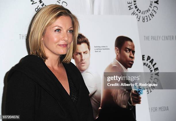 Actress Sheryl Lee arrives to The Paley Center For Media's presentation of a "Psych" And "Twin Peaks" Reunion on November 29, 2010 in Beverly Hills,...