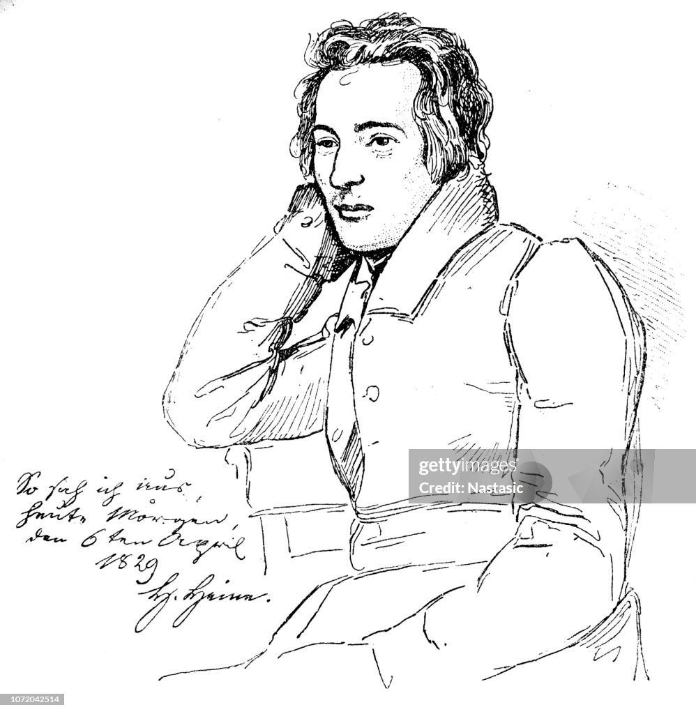 Heinrich Heine (1797-1856), German poet