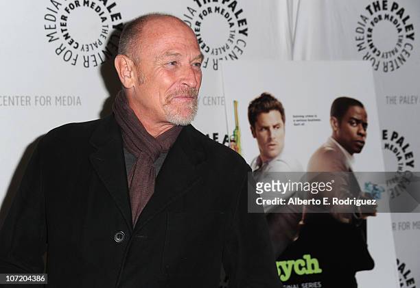 Actor Corbin Bernsen arrives to The Paley Center For Media's presentation of a "Psych" And "Twin Peaks" Reunion on November 29, 2010 in Beverly...