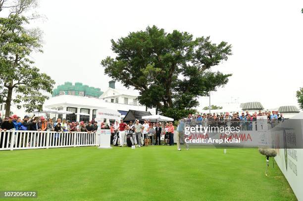 Robert Macintyre of Scotland pictured during final round of the Honma Hong Kong Open at The Hong Kong Golf Club on November 25, 2018 in Hong Kong,...