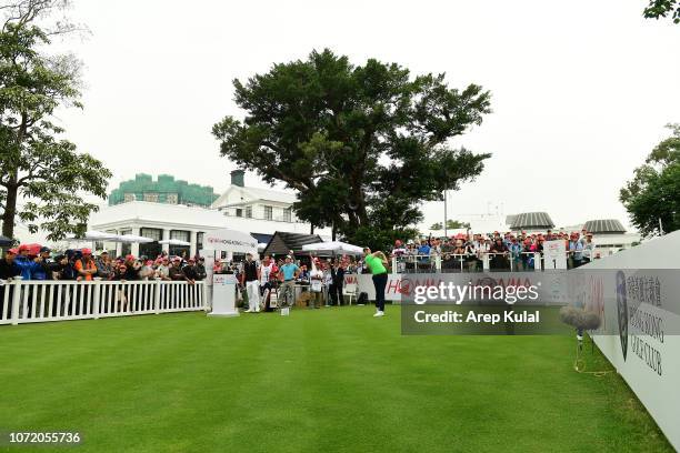 Jake Hingginbottom of Australia pictured during final round of the Honma Hong Kong Open at The Hong Kong Golf Club on November 25, 2018 in Hong Kong,...