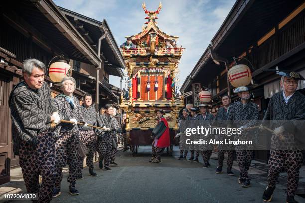 takayama spring festival - gifu prefecture stock pictures, royalty-free photos & images