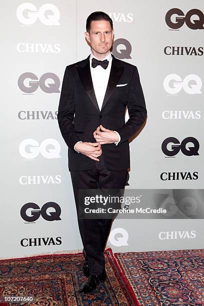 Comedian Wil Anderson arrives at the 2010 GQ Men of The Year Awards at the Sydney Opera House on November 30, 2010 in Sydney, Australia.