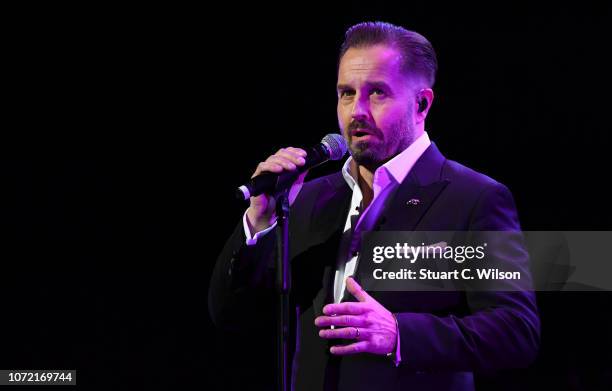Alfie Boe performs during Magic Of Christmas, in association with Magic FM, at London Palladium on November 25, 2018 in London, England.