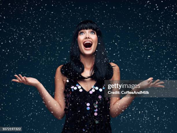 laughing girl - glamour fashion stock pictures, royalty-free photos & images