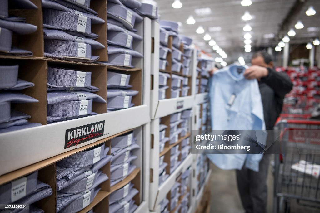 Inside A Costco Wholesale Store Ahead Of Earnings Figures