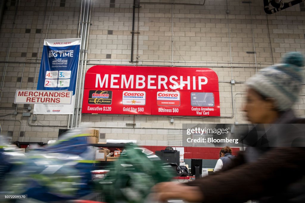 Inside A Costco Wholesale Store Ahead Of Earnings Figures