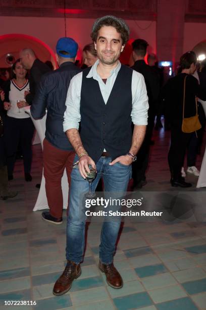 Actor Oliver Wnuk attends the Medienboard Pre-Christmas Party at Stadtbad Oderberger on December 12, 2018 in Berlin, Germany.