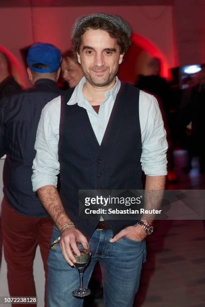Actor Oliver Wnuk attends the Medienboard Pre-Christmas Party at Stadtbad Oderberger on December 12, 2018 in Berlin, Germany.