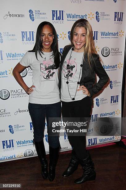 Lauren Tuck and Marisa Brown attend the New Yorkers for Children Wrap to Rap benefit at The Ainsworth on November 30, 2010 in New York City.