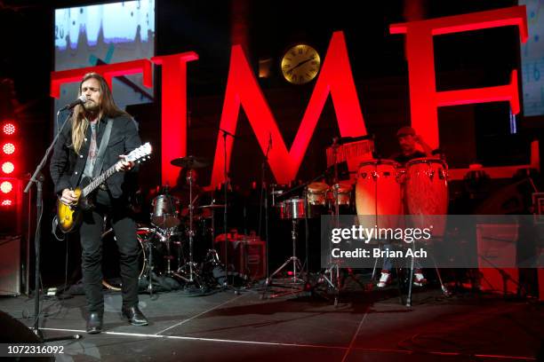 Lukas Nelson performs onstage at the TIME Person Of The Year Celebration at Capitale on December 12, 2018 in New York City.