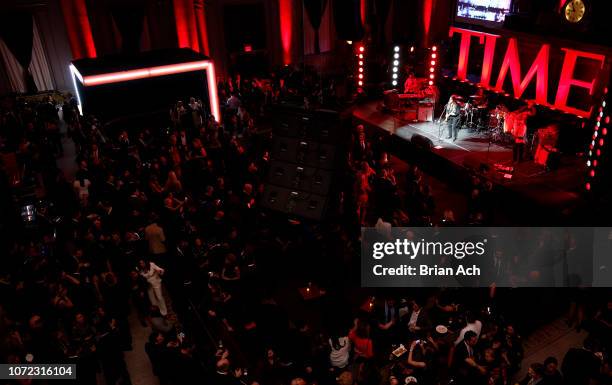 Lukas Nelson performs onstage at the TIME Person Of The Year Celebration at Capitale on December 12, 2018 in New York City.